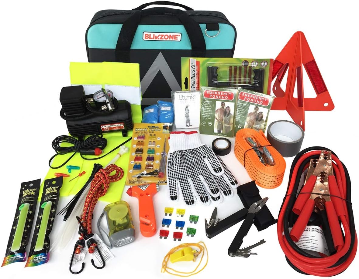 81 Pc Roadside Emergency Car Kit L1415