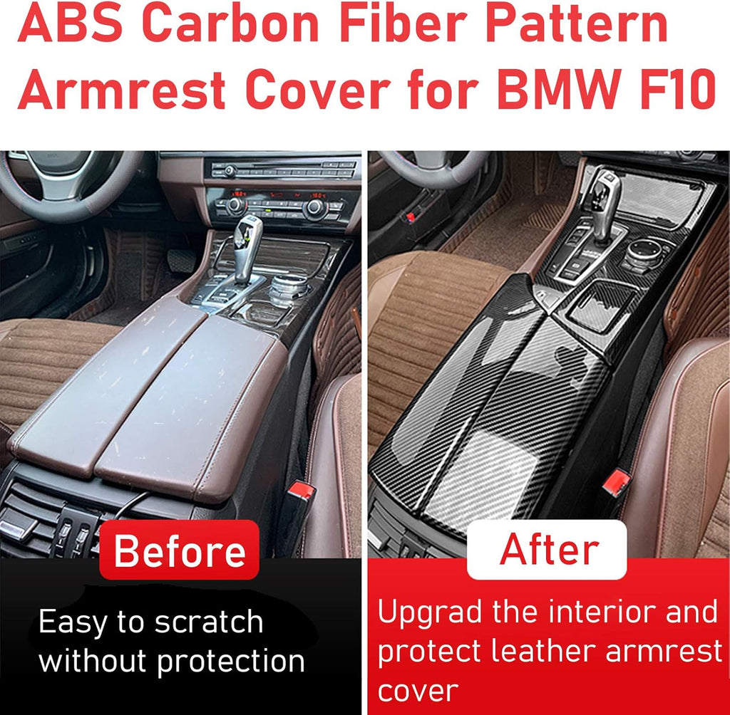 2 PCs Carbon Fiber Console Covers N4746