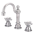 Chrome Widespread Lavatory Faucets with Pop-Up Drain E34642