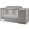 Gray Convertible Crib and Changer I355029
