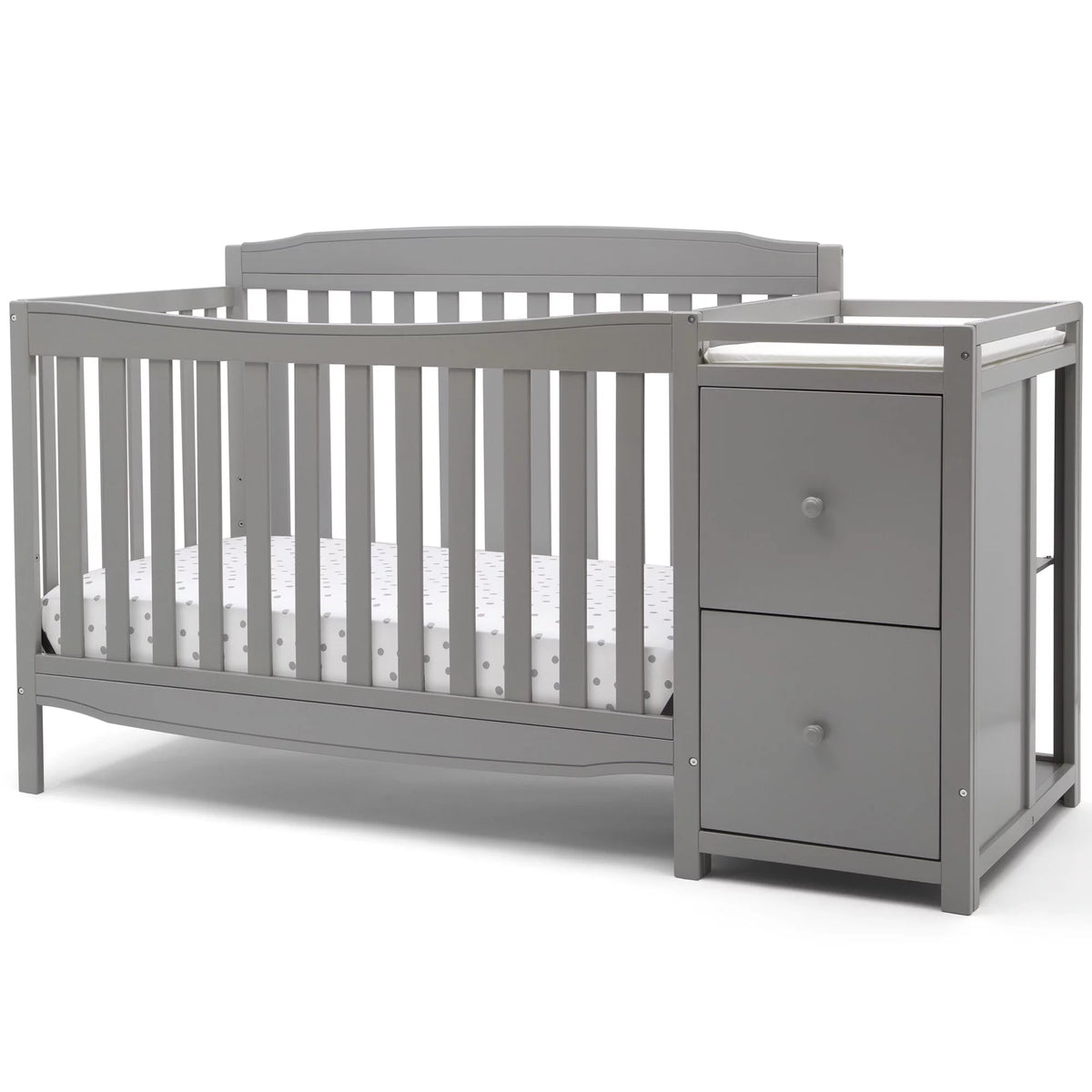 Gray Convertible Crib and Changer I355029