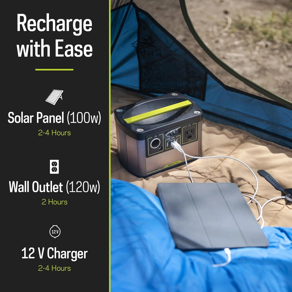 Portable Power Station 187Wh Lithium Battery 120 Watt AC Inverter D88596