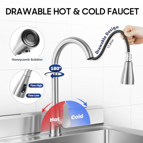 Stainless Steel Free Standing Single Bowl Utility Sink with Faucet B5139
