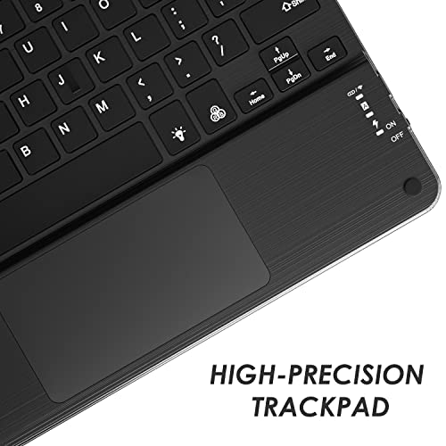 9" to 11" Tablet Keyboard Case with Touchpad Black K368