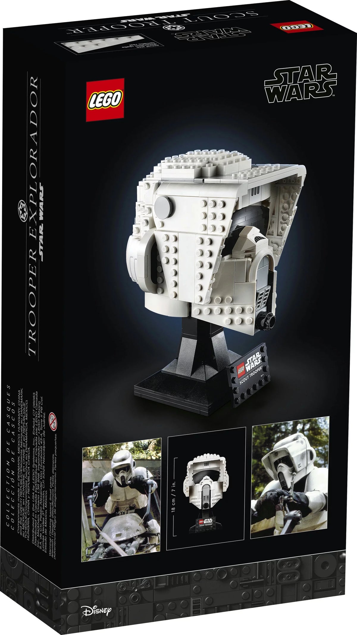 Star Wars Scout Trooper Helmet 471 Pieces Building Toy L1788