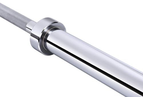6 Feet Silver Olympic Barbell Q580