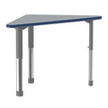 41x23" Gray Granite Desk L545707