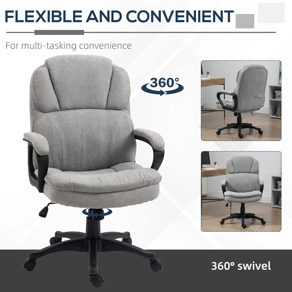 Gray Massage Office Chair with USB Power D84532