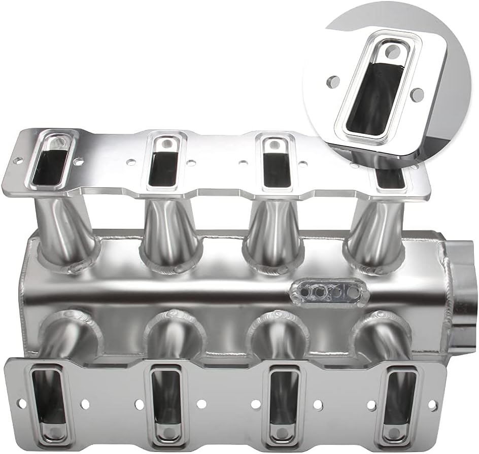 Racing Intake Manifold 102mm Throttle Body Sheet Metal Fabricated EFI J166686