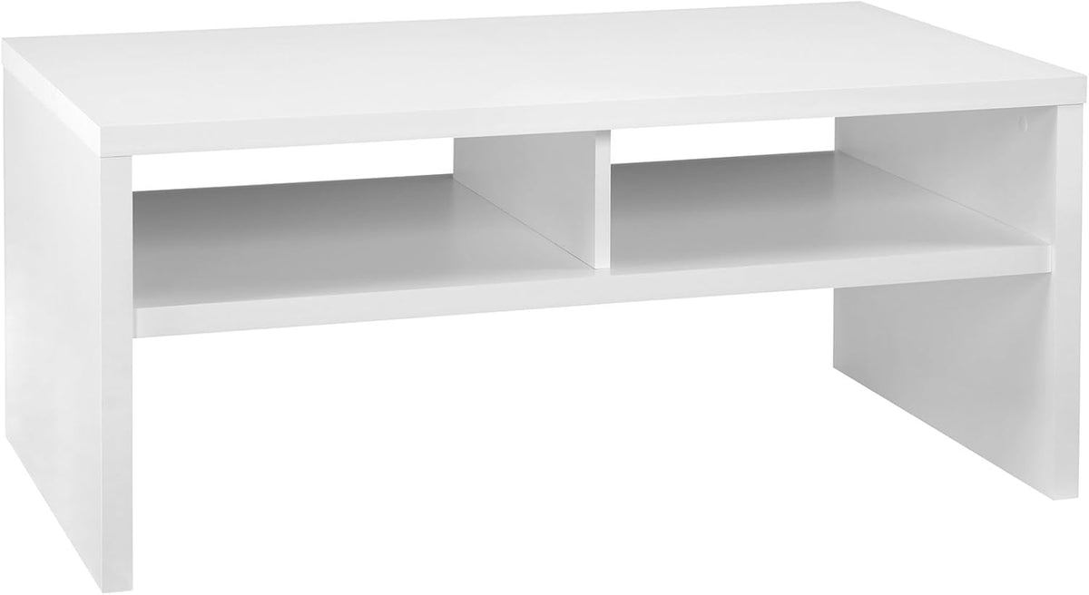 White 2-Door Storage Cabinet with Shelf U132