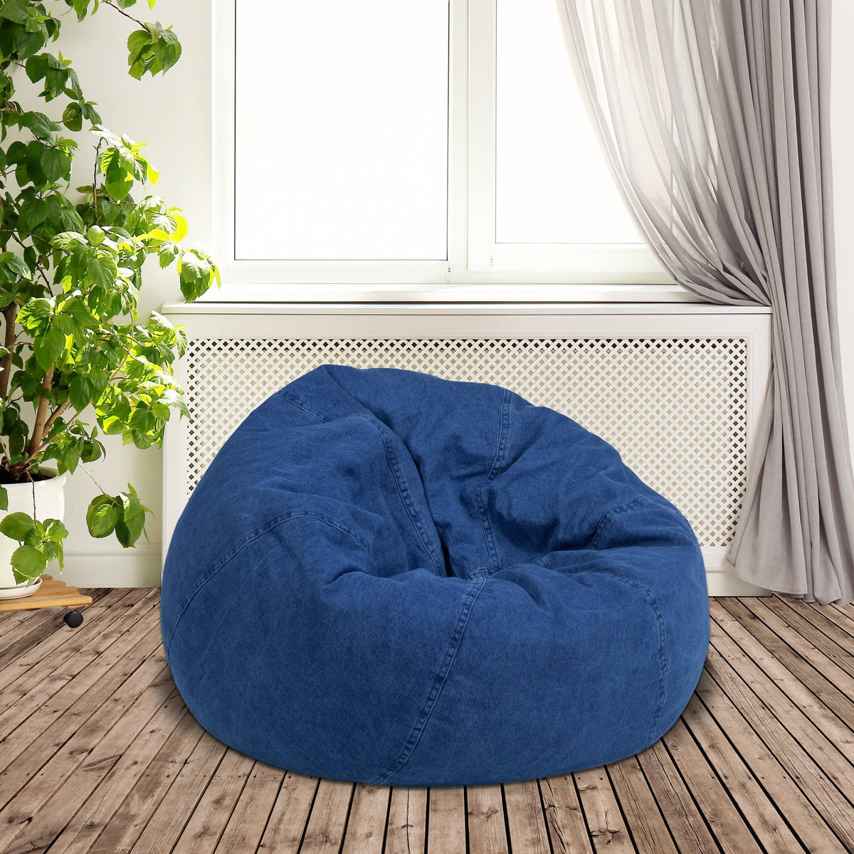 Small Refillable Bean Bag Chair S971
