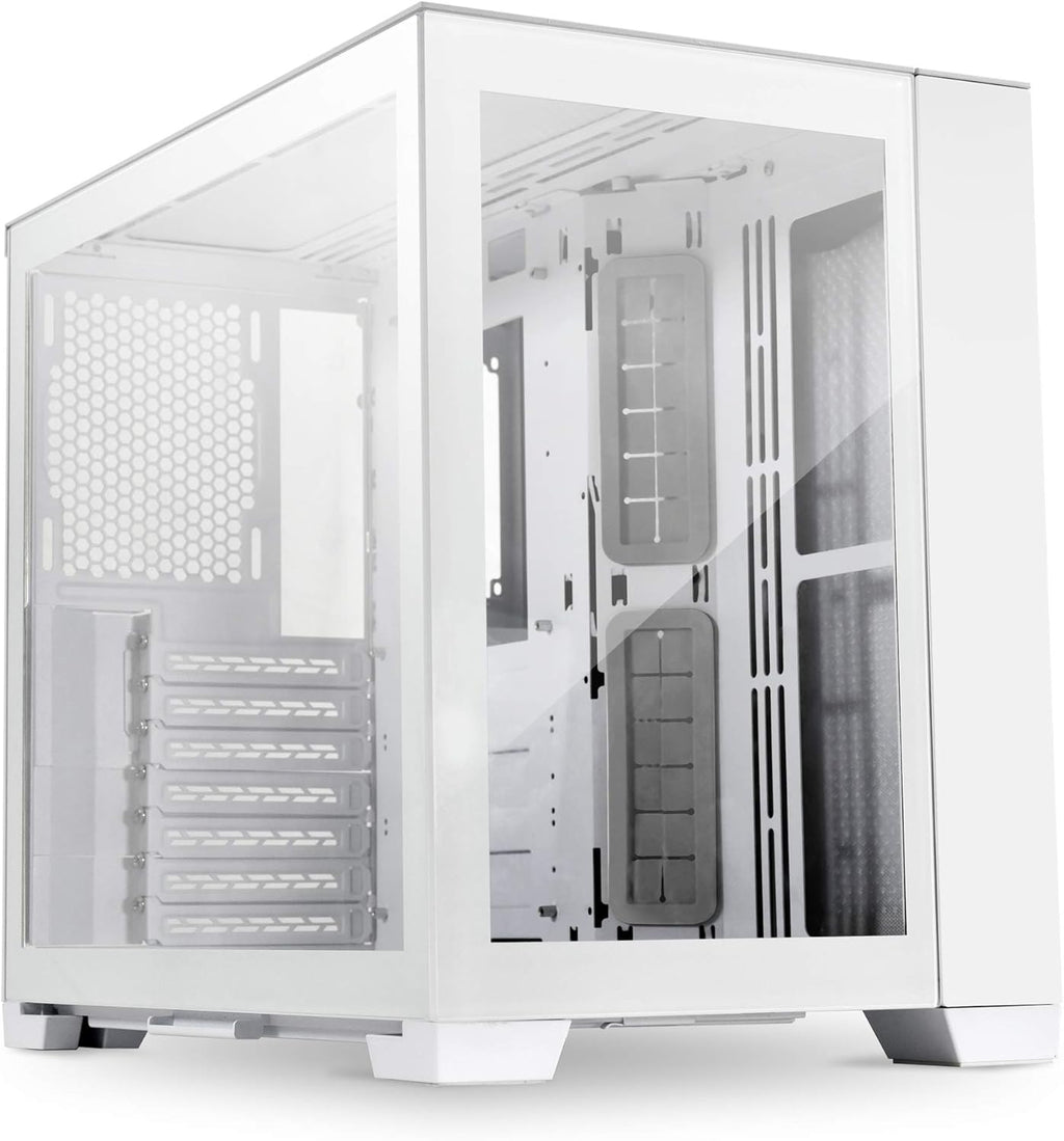 White Mini Tower Computer Case M6689