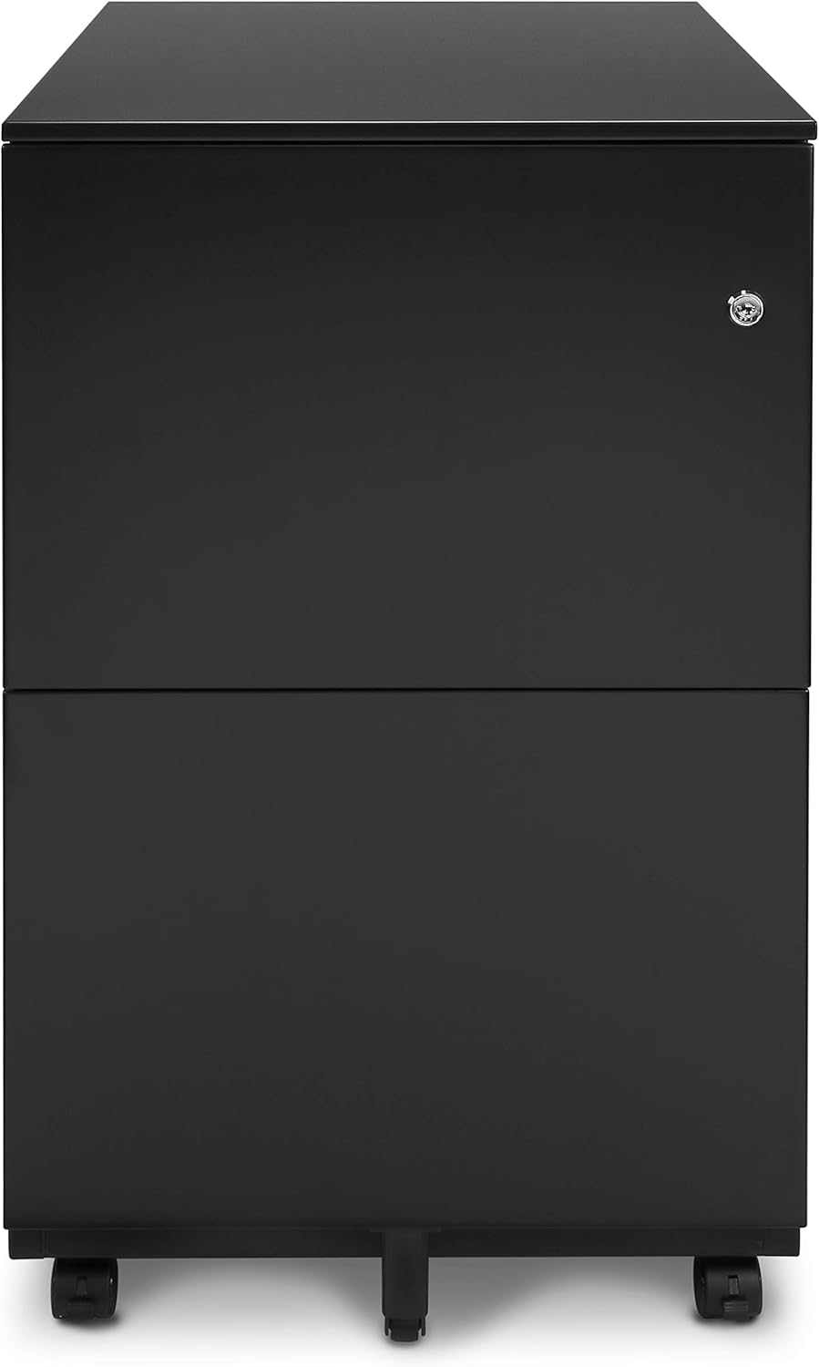 3-Drawer Metal Mobile File Cabinet with Lock B282