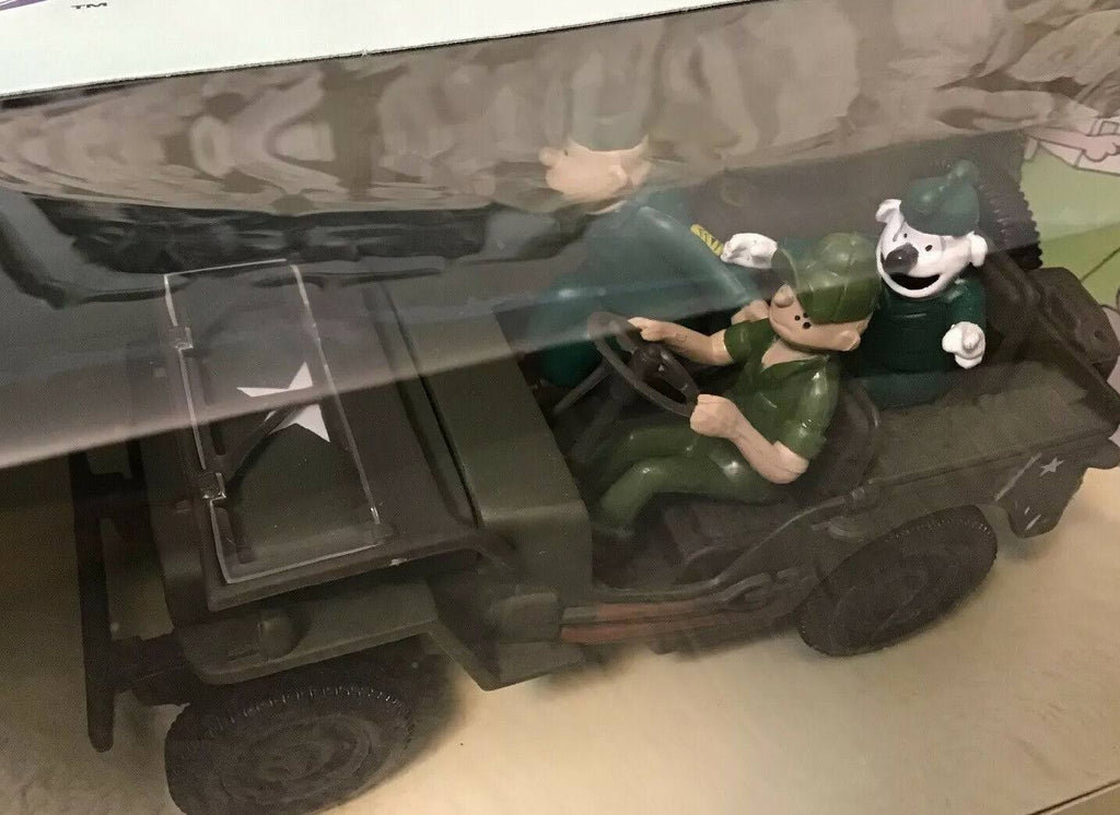 Die-Cast Beetle Bailey in Willys Jeep S757983