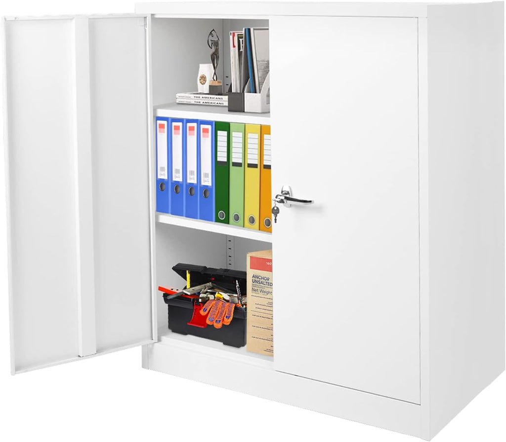 Locking Steel Storage Cabinet with Adjustable Shelves Q5875