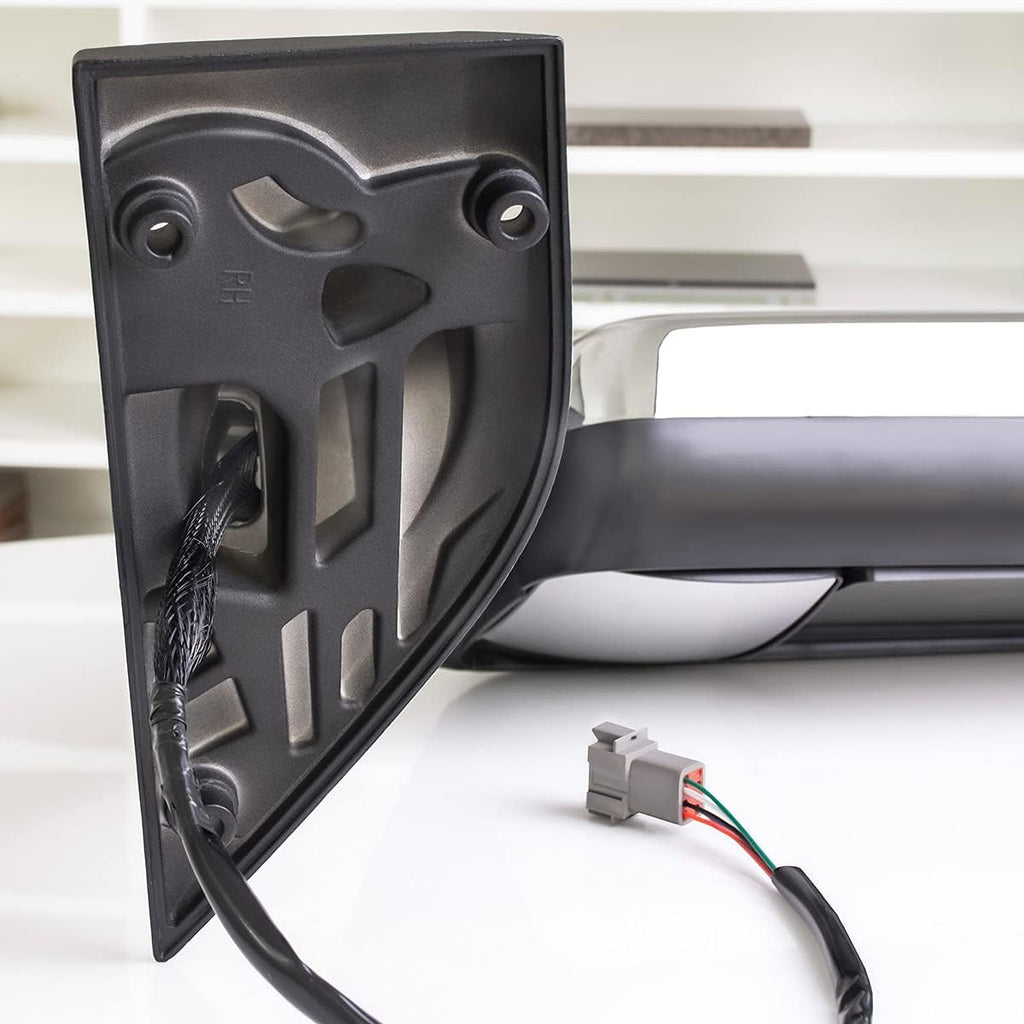 Chrome Power Heated Door Mirrors W5306