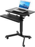 Height Adjustable Rolling Desk with Wheels R56227
