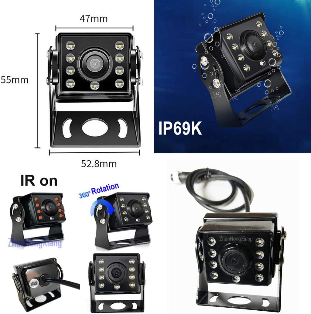 IP69 Waterproof HD 1080P Rear View Camera and 9 IPS Monitor System H510144
