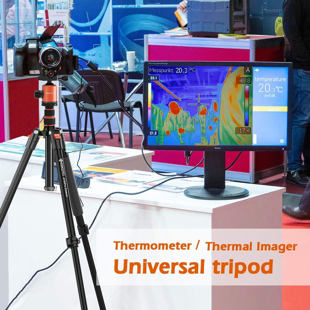 77’’ Aluminum Camera Tripod with 360 Degree Ball Head L225