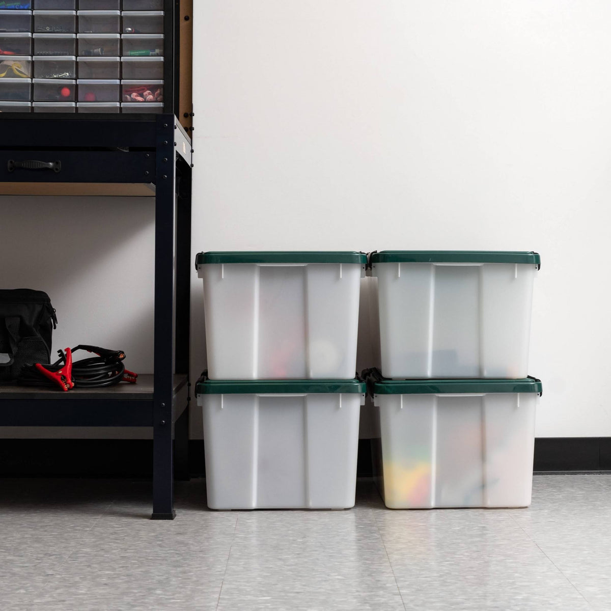 46 Quart Weathertight Storage Box 4-Pack Q384