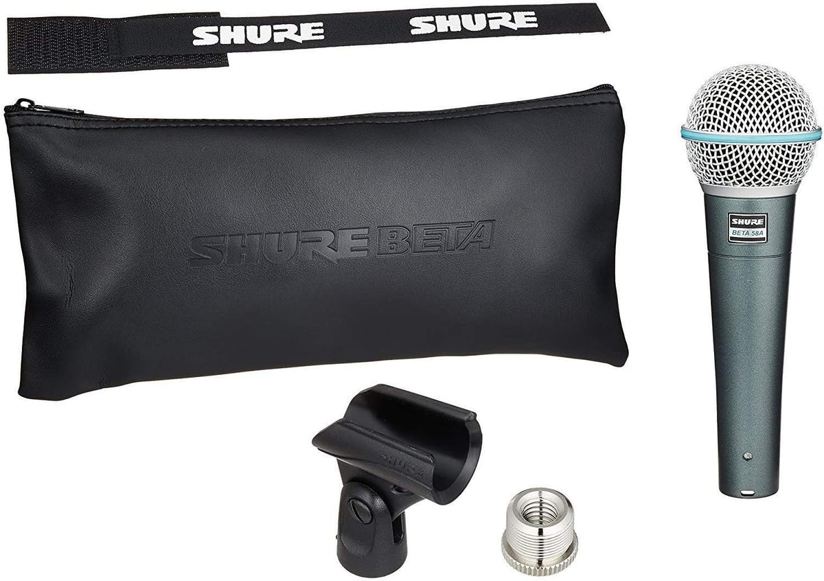Supercardioid Dynamic Vocal Microphone with Stand Adapter and Storage Bag O873218
