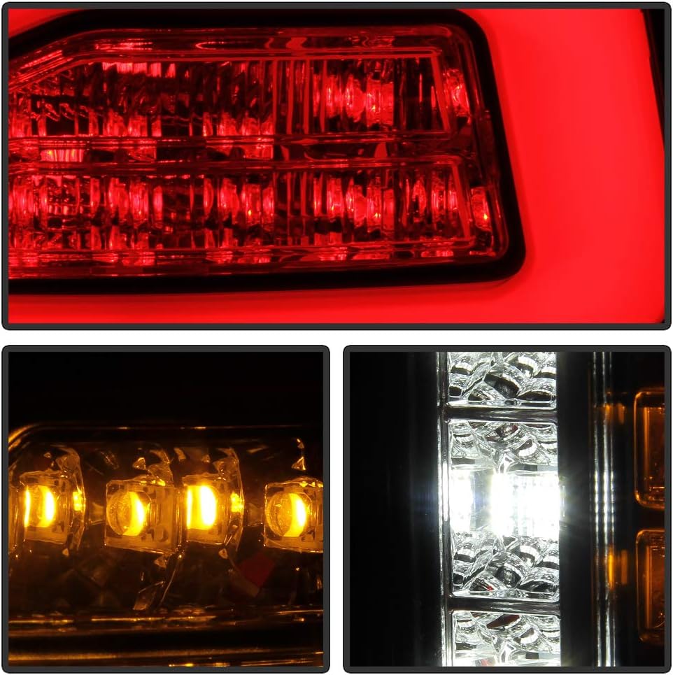 Black Full LED Tail Lights Left+Right V725349