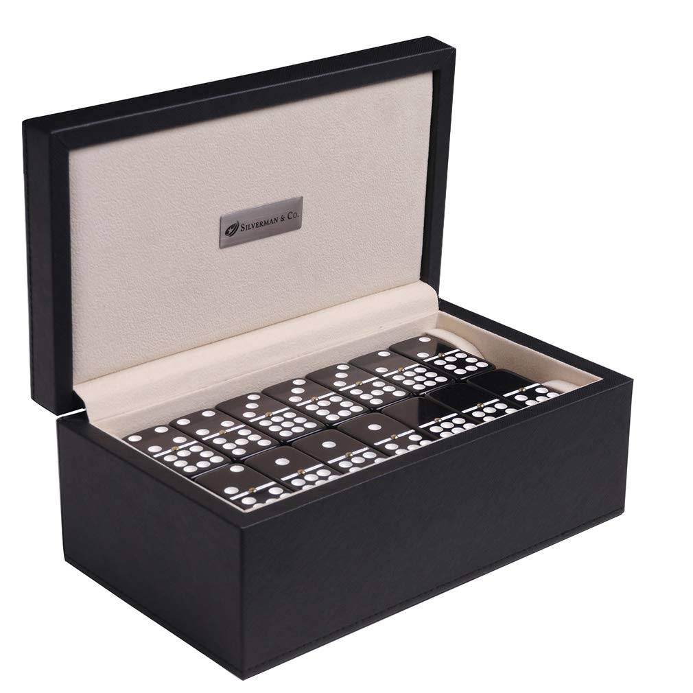 Black Domino Set with Case M7505