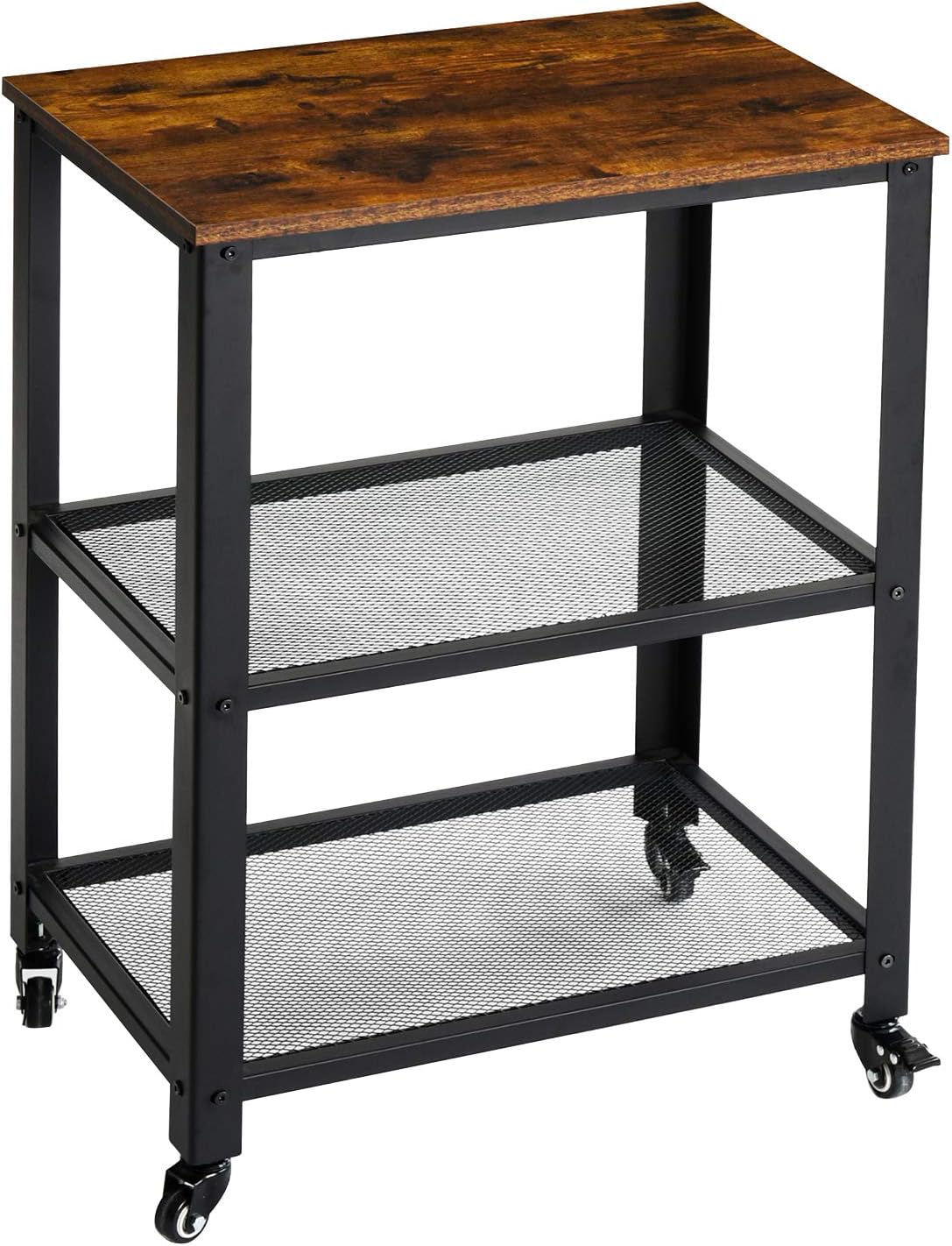 Vintage 3-Tier Kitchen Serving Cart on Wheels K360216