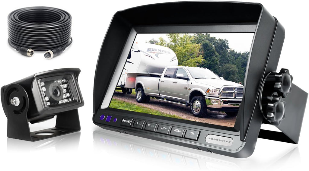 Wired Backup Camera System Kit with 7'' LCD Monitor O81418