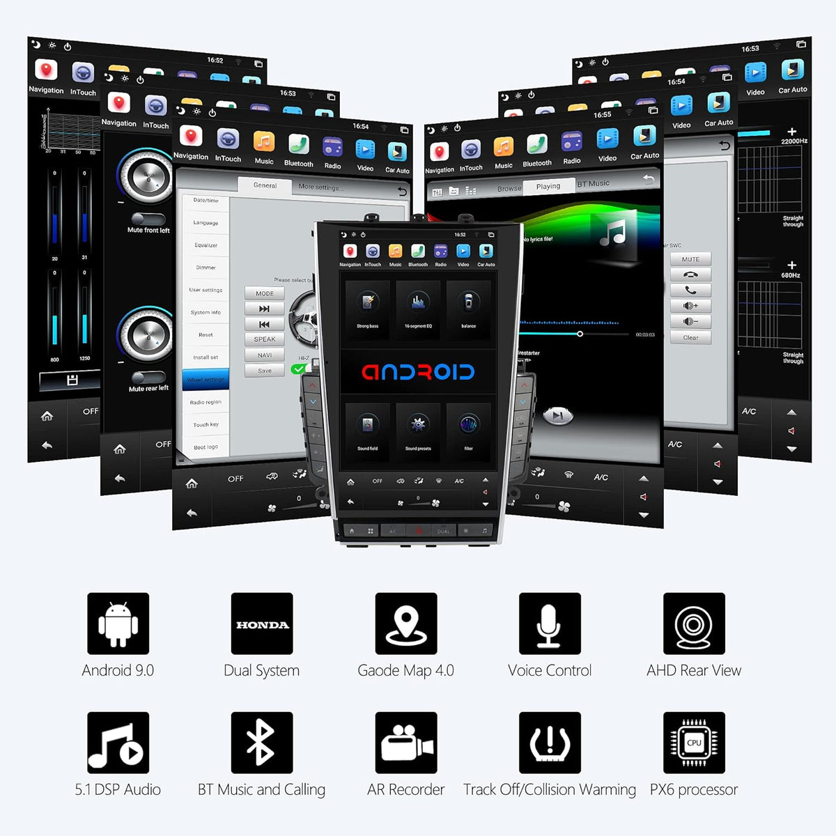 Android Car Radio with Touch Screen O72803