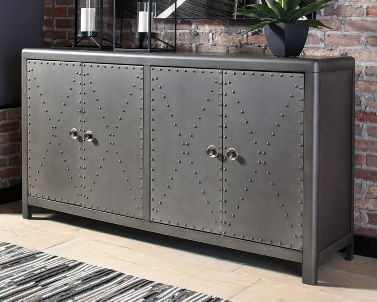 Gray Accent Cabinet or TV Stand W5424