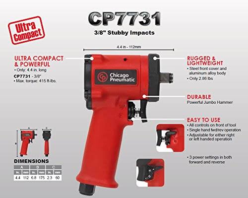 Stubby Impact Wrench P850477
