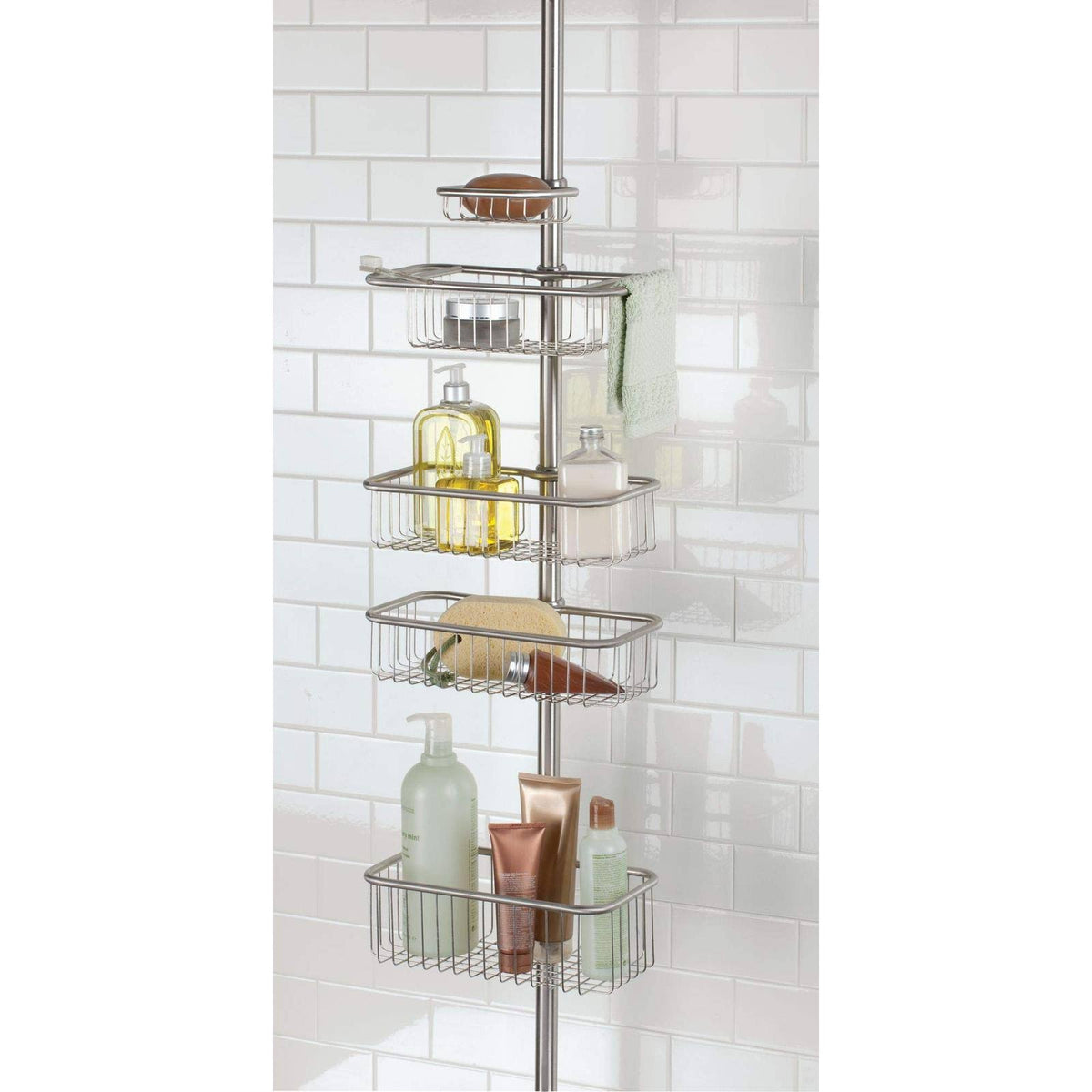 Brushed Stainless Steel Tension Caddy V59901