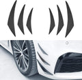 Black 6Pcs Car Front Bumper Lip Splitter Kit B744