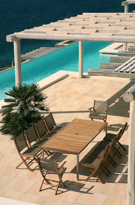 Teak Folding Armchair J63063