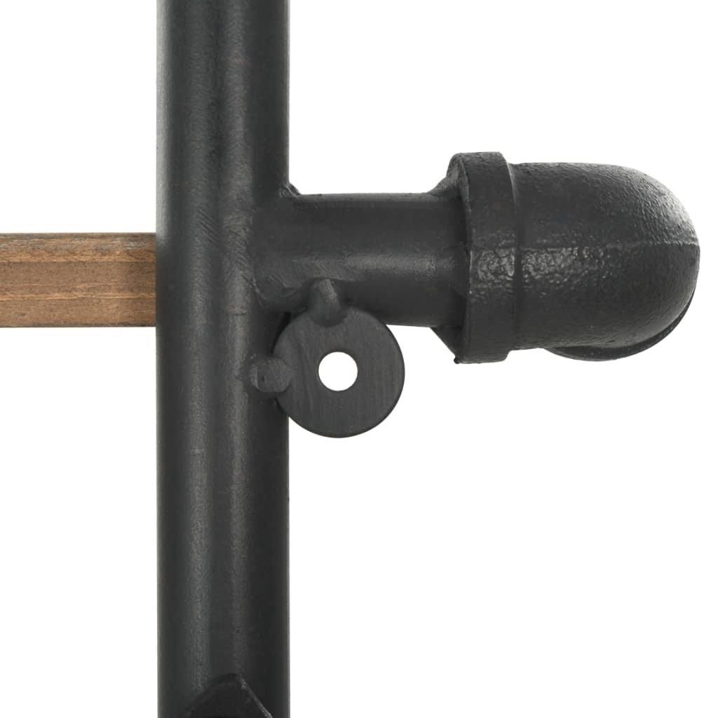 Solid Firwood and Steel Bookcase J125737