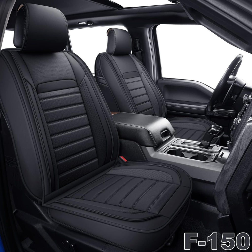 Faux Leather Car Seat Covers, Front Pair Y2499