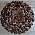 Hand Carved Teak Wood Panel Wall Décor W5614