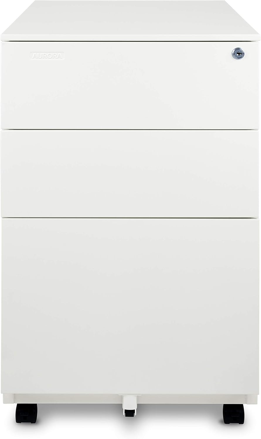 3-Drawer Metal Mobile File Cabinet with Lock B282