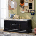 Black Storage Bench T70413
