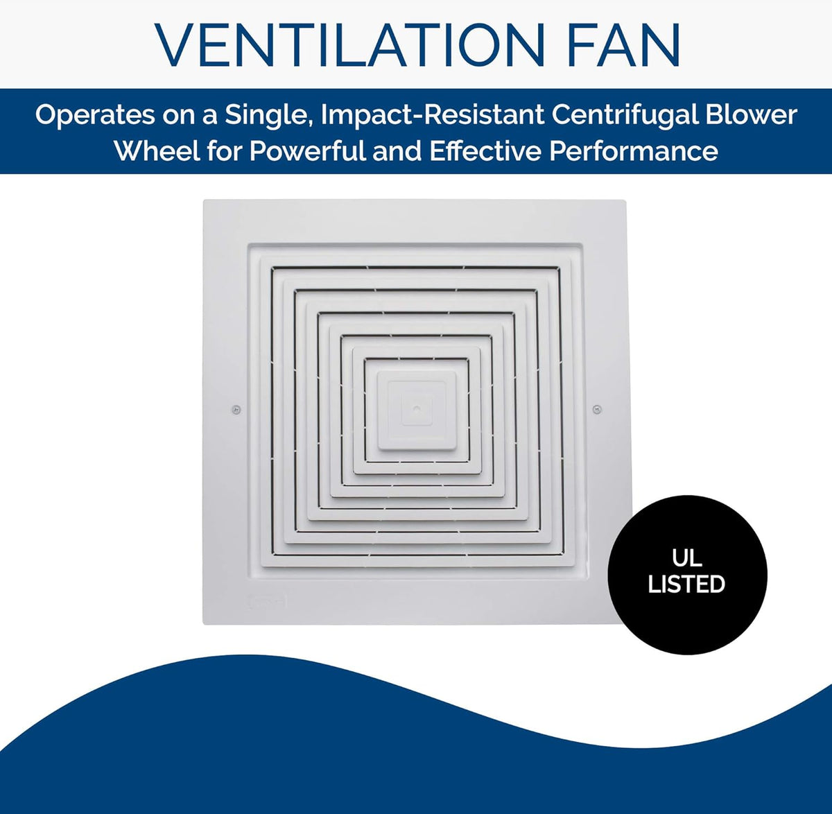 White 308 CFM Ventilator Fan X54251