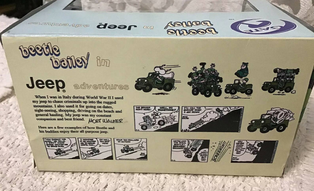 Die-Cast Beetle Bailey in Willys Jeep S757983