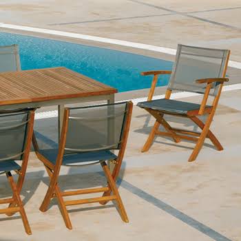 Teak Folding Armchair J63063