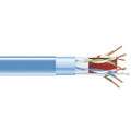 Cat6a 650-MHz F/UTP Solid Bulk Cable, PVC CMR, Blue, 1000-ft D61946