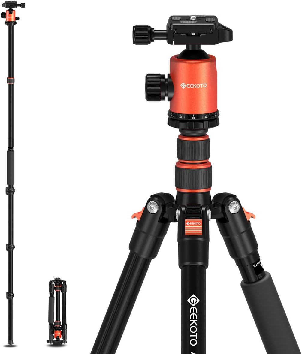 77’’ Aluminum Camera Tripod with 360 Degree Ball Head L225