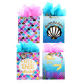 7 x 9 in. Mermaid Party Gift Bags - Case of 180 W44407