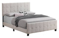Beige King Upholstered Panel Bed K84447