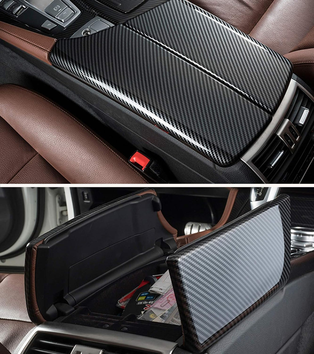 2 PCs Carbon Fiber Console Covers N4746