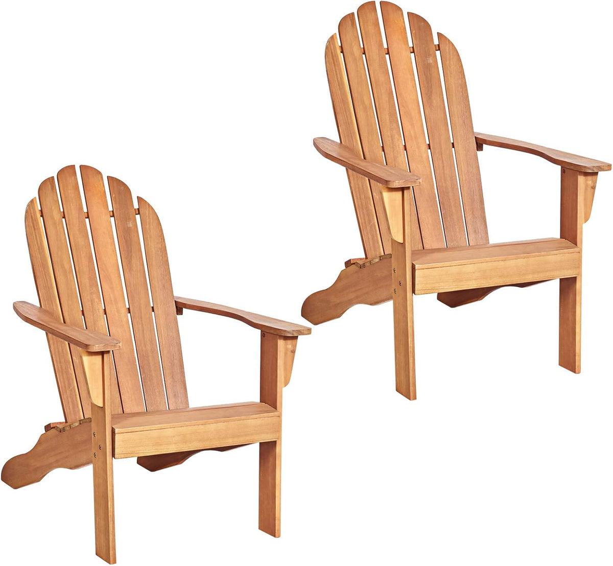 White Adirondack Wooden Chair P7043
