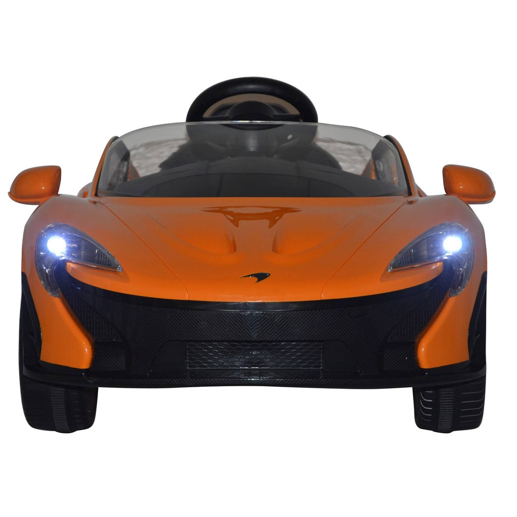 Orange 12V Ride on Car V43829